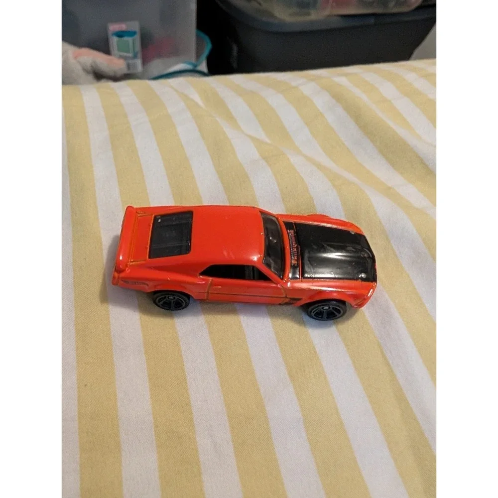 Hot Wheels 69 Ford Mustang Boss 302 Orange Workshop 195/250 Diecast Car